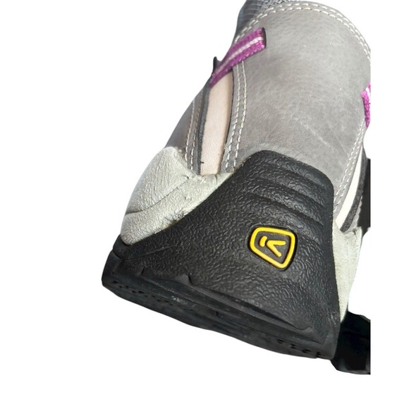 Keen Women’s Purple Gray Utility Aluminum Toe Waterproof Work Boots Shoes Sz 8.5 - Picture 3 of 10